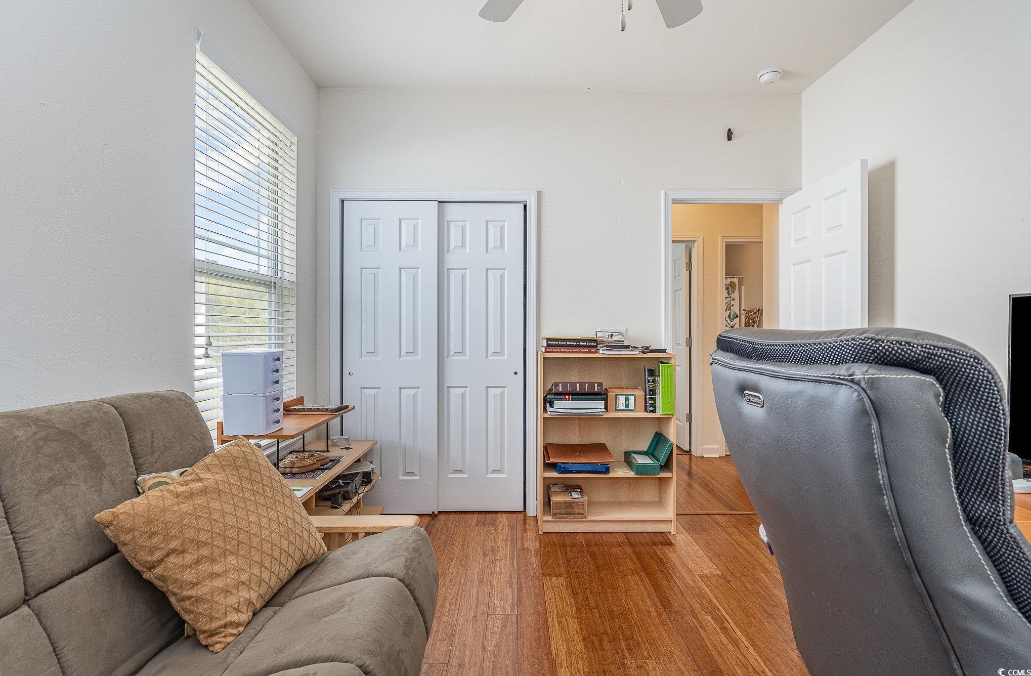 541 Miromar Way Myrtle Beach, SC 29588 - Photo 26 of 37 Bedroom 2 with light wood-type flooring and a ceil
