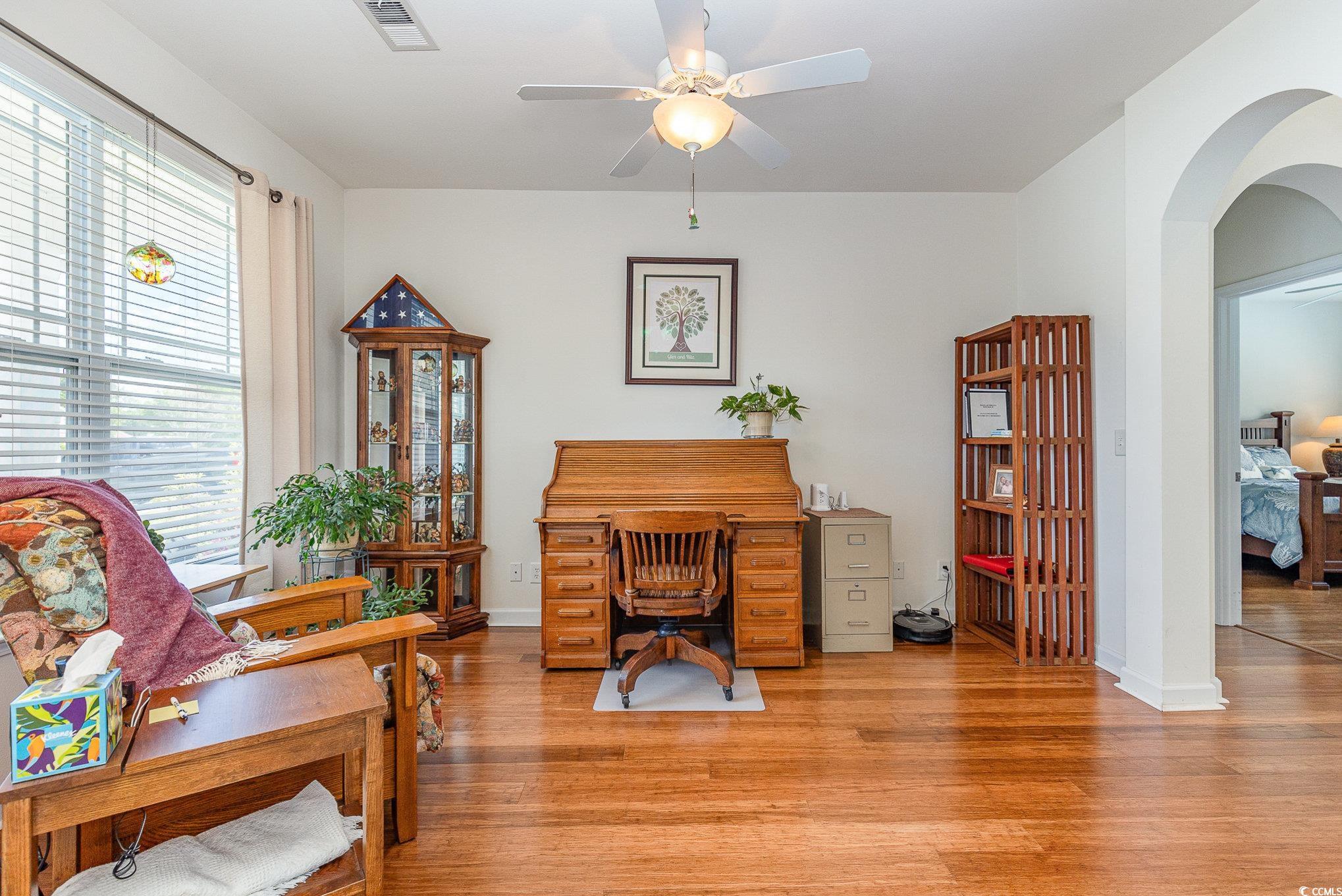 541 Miromar Way Myrtle Beach, SC 29588 - Photo 5 of 37 Home office featuring light wood-style floors, ple