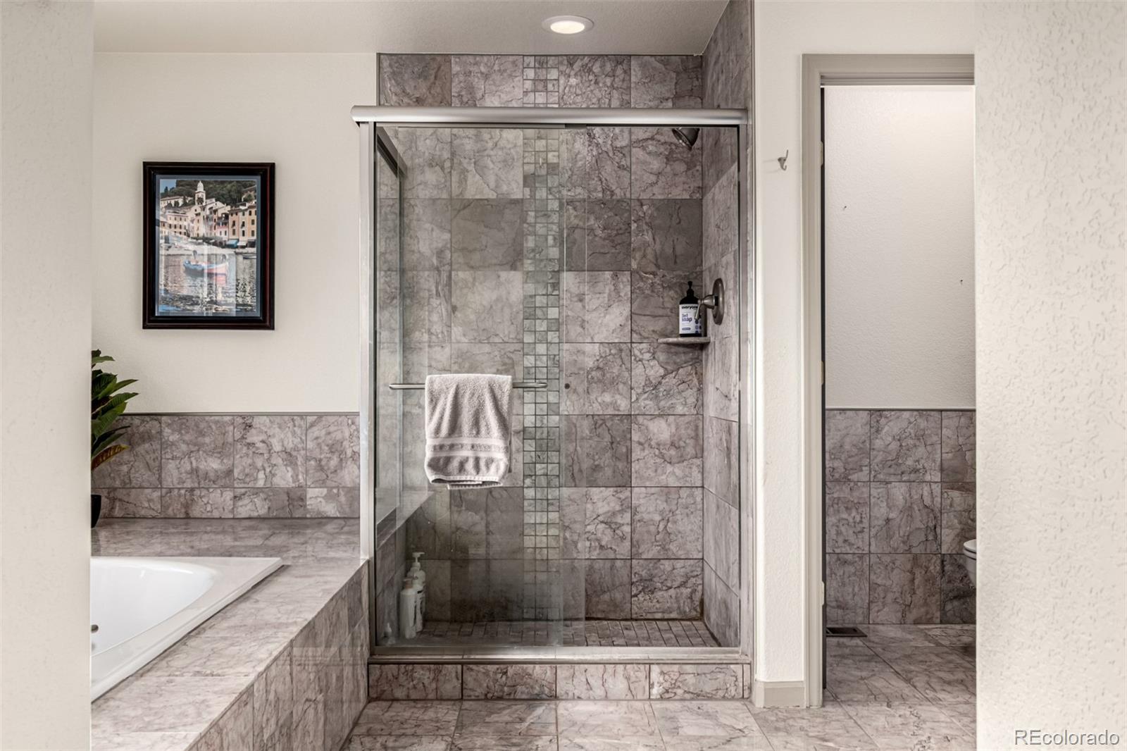 308 Red Hawk Circle Silverthorne, CO 80498 - Photo 21 of 48 a bathroom with a shower and a sink