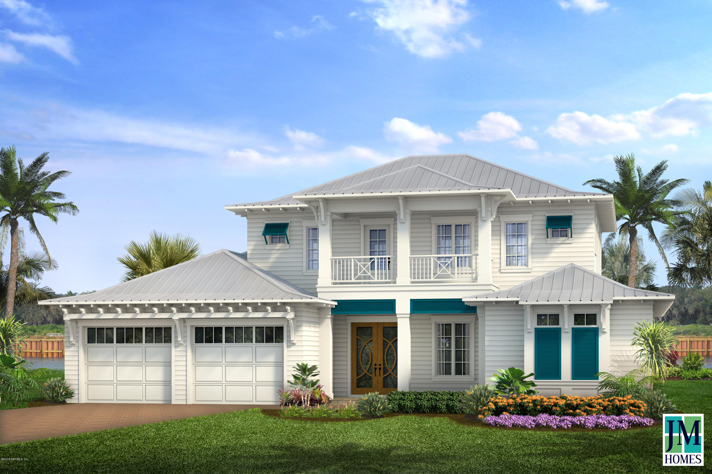 L4 Stacey Road Jacksonville, FL 32250 - Photo 3 of 3 a front view of a house with a garden