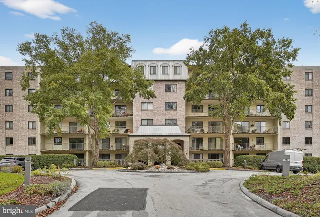 front view of a building with street view