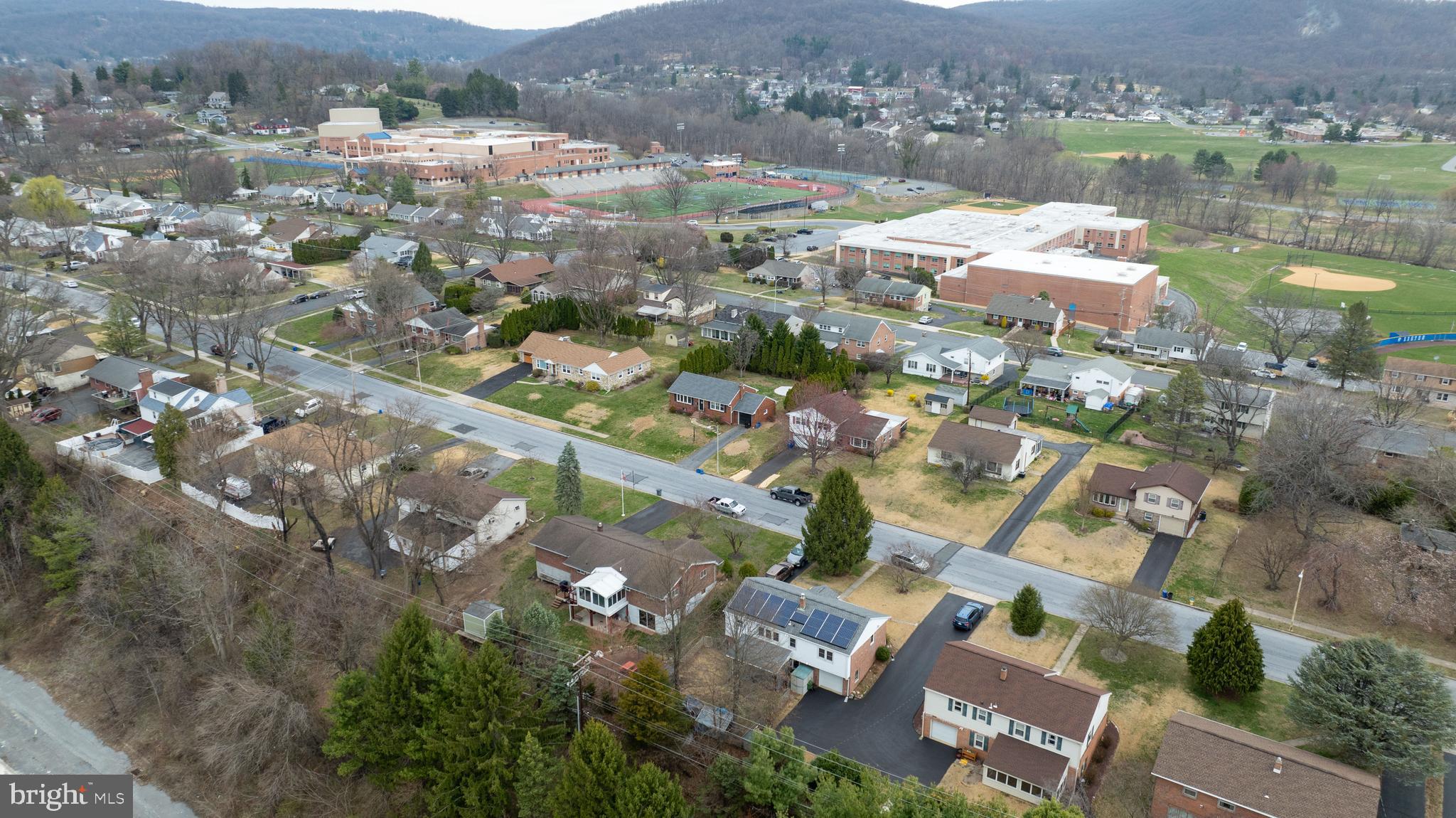 3916 Grant Street Reading, PA 19606 - Photo 5 of 39 an aerial view of house with yard and lake view