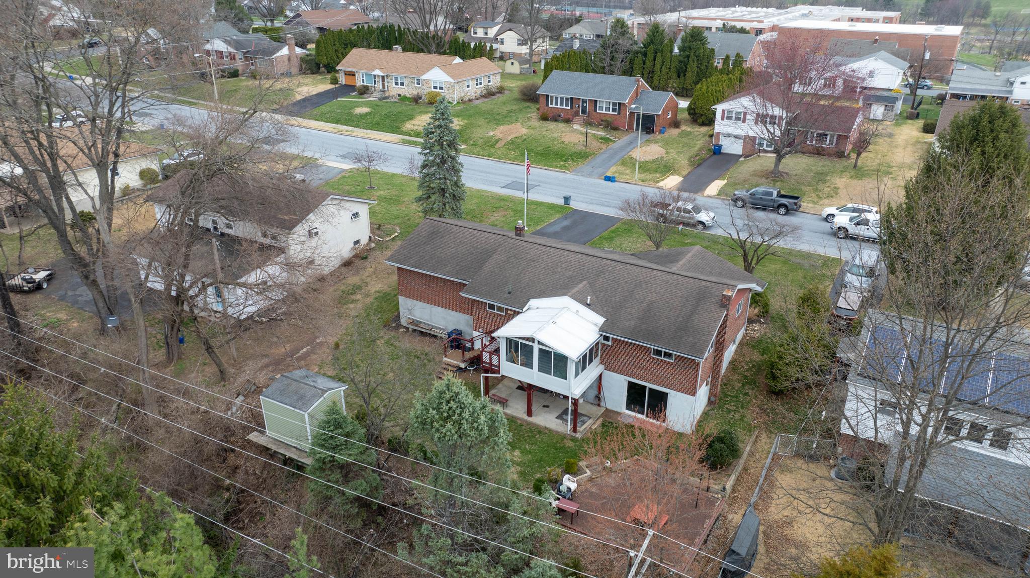 3916 Grant Street Reading, PA 19606 - Photo 6 of 39 an aerial view of a house with a yard