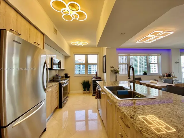 a very nice looking room with a large window