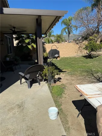 a view of outdoor space and patio