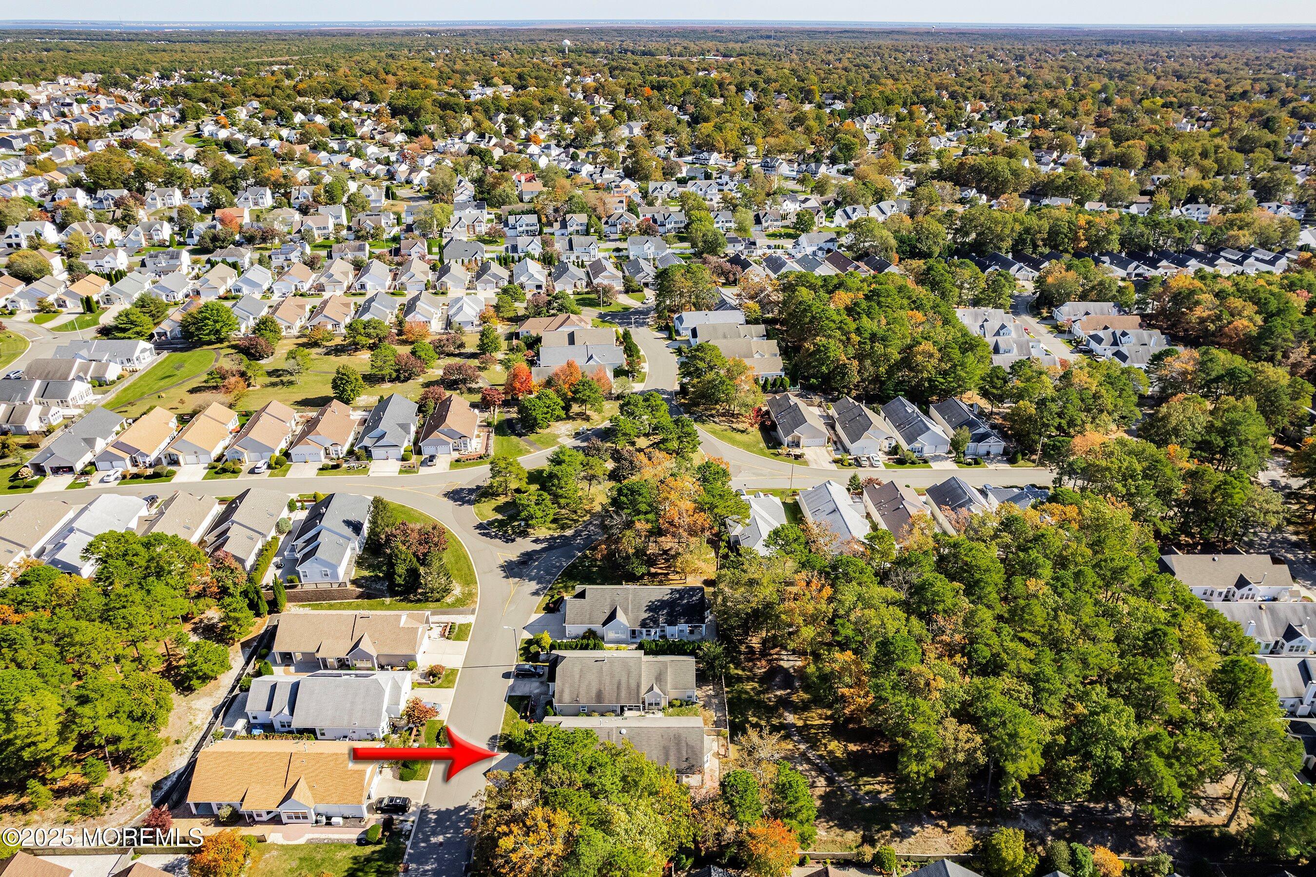 10 Hampton Road Manahawkin, NJ 08050 - Photo 14 of 38 an aerial view of residential houses with outdoor space and trees