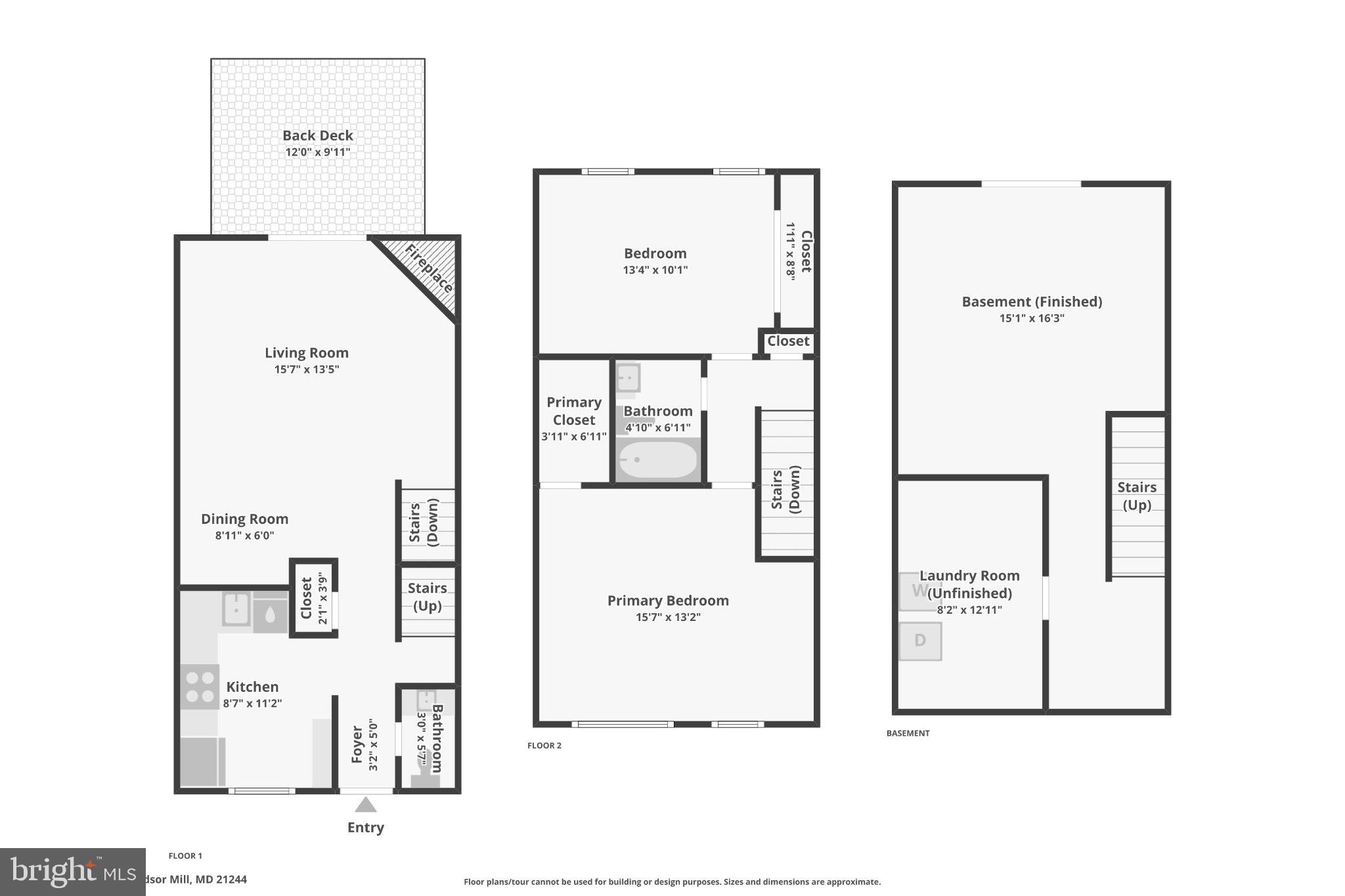 6939 Rockfield Road Windsor Mill, MD 21244 - Photo 44 of 44 Combined Floorplan