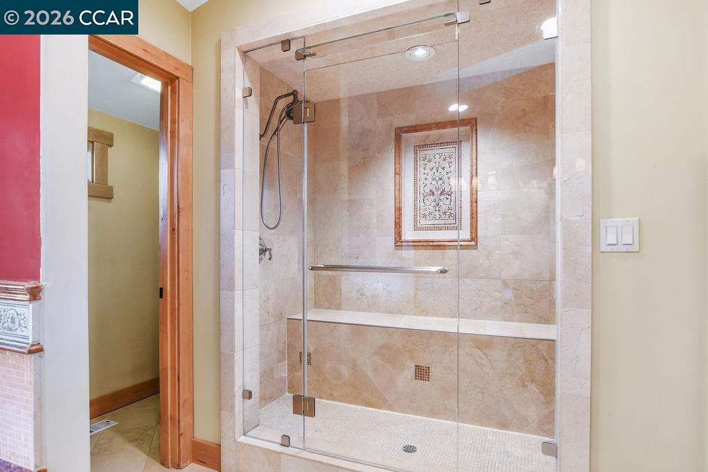 5308 Vista Point Court Concord, CA 94521 - Photo 33 of 56 a bathroom with a glass shower door