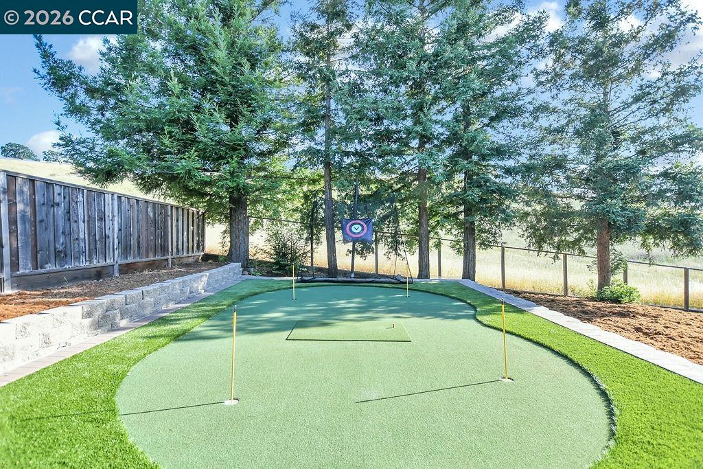 5308 Vista Point Court Concord, CA 94521 - Photo 44 of 56 a view of a backyard with wooden fence