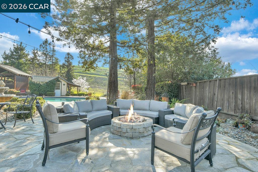 5308 Vista Point Court Concord, CA 94521 - Photo 45 of 56 a outdoor space with patio the couches and a dining table with garden view