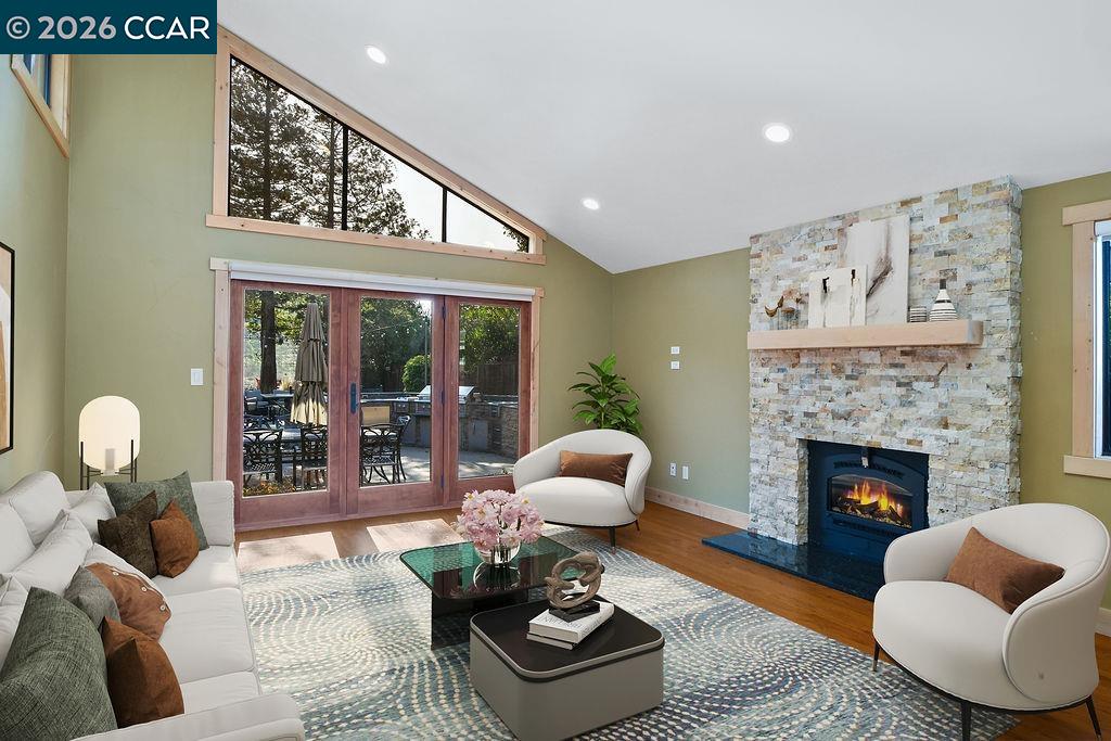 5308 Vista Point Court Concord, CA 94521 - Photo 7 of 56 a living room with furniture and a fireplace