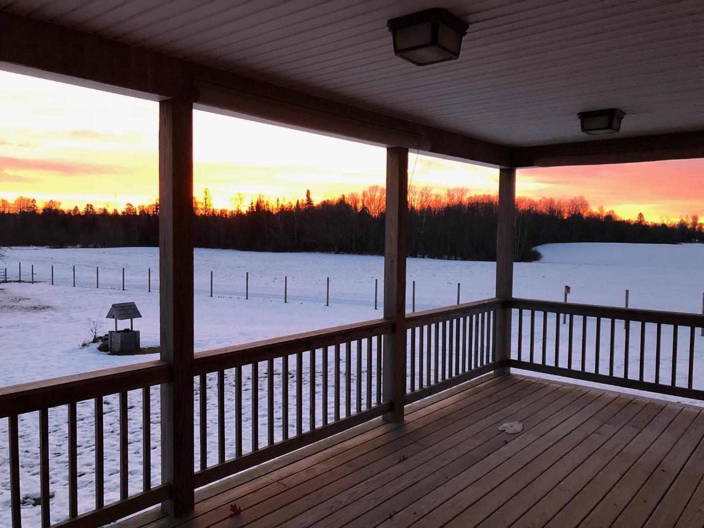 77 Middle Road Bradford, ME 04410 - Photo 44 of 44 winter sunrise
