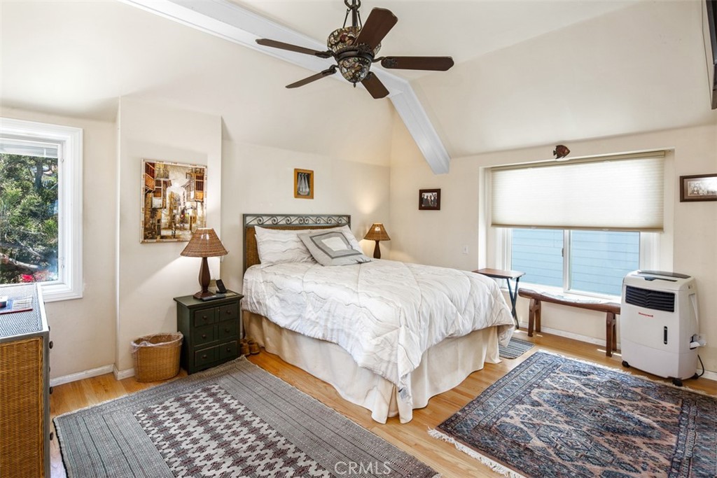 181 Sunset Terrace Laguna Beach, CA 92651 - Photo 47 of 54 Master Bedroom with Ceilign fans/AC Unit