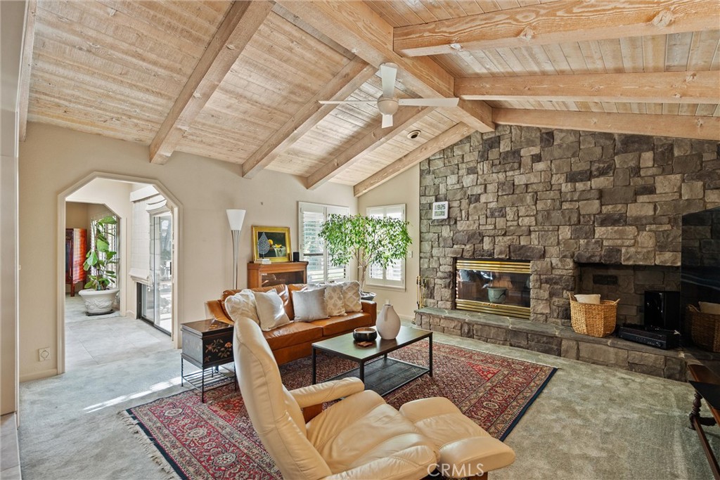 529 Countryside Lane Chico, CA 95973 - Photo 11 of 51 a living room with furniture and a fireplace