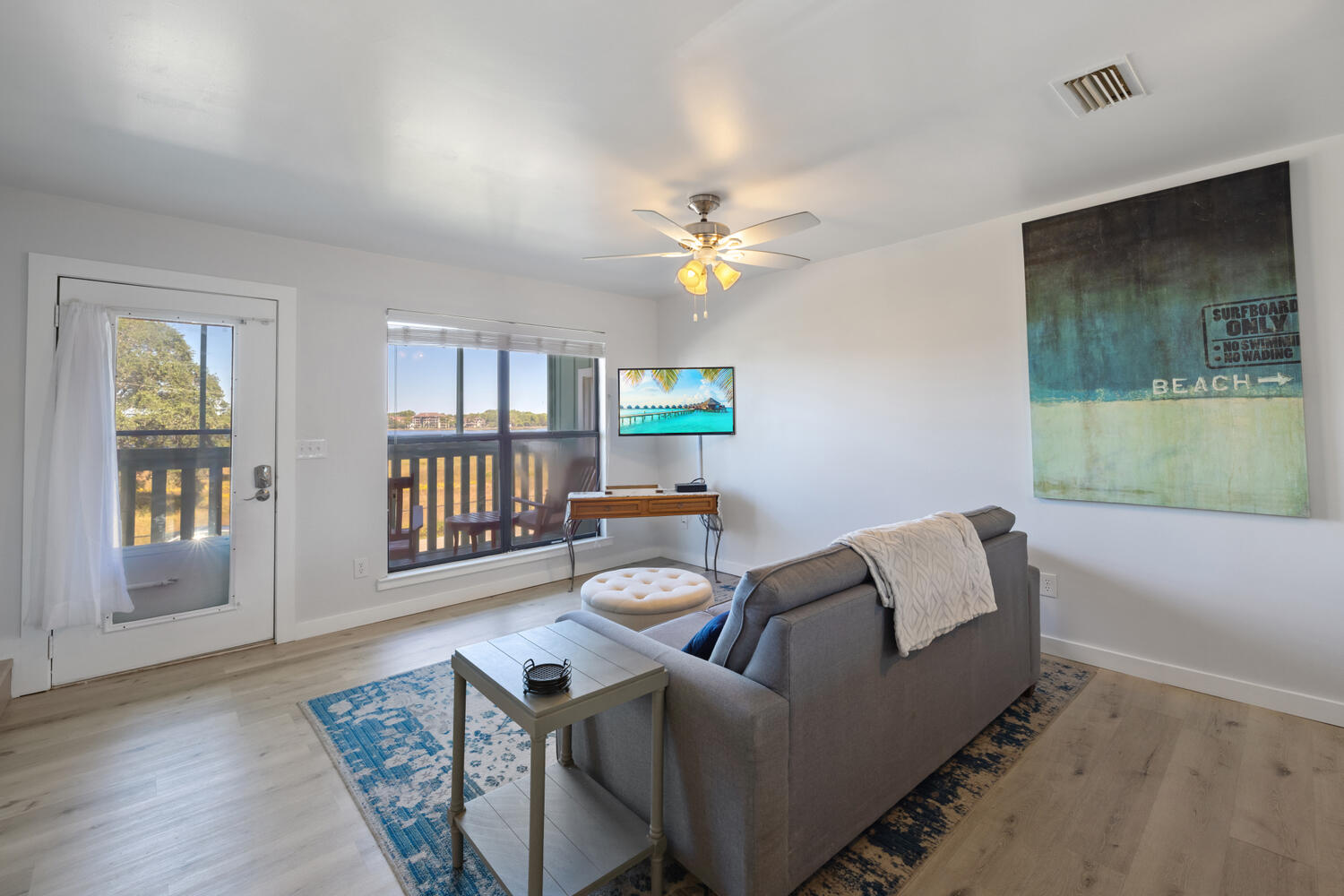 145 Cain Road Panama City Beach, FL 32413 - Photo 32 of 60 a living room with furniture and a window