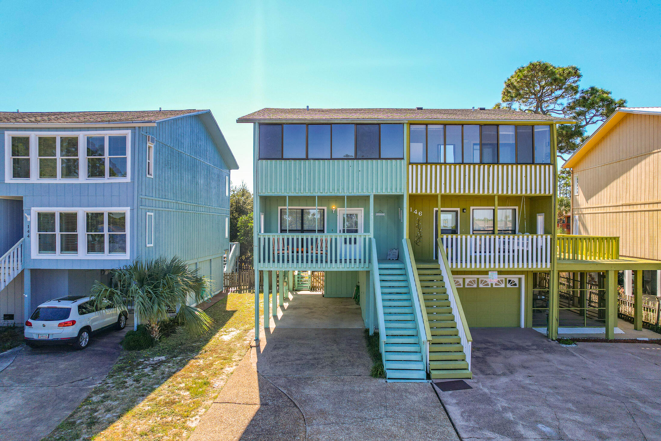 145 Cain Road Panama City Beach, FL 32413 - Photo 39 of 60 a front view of a house