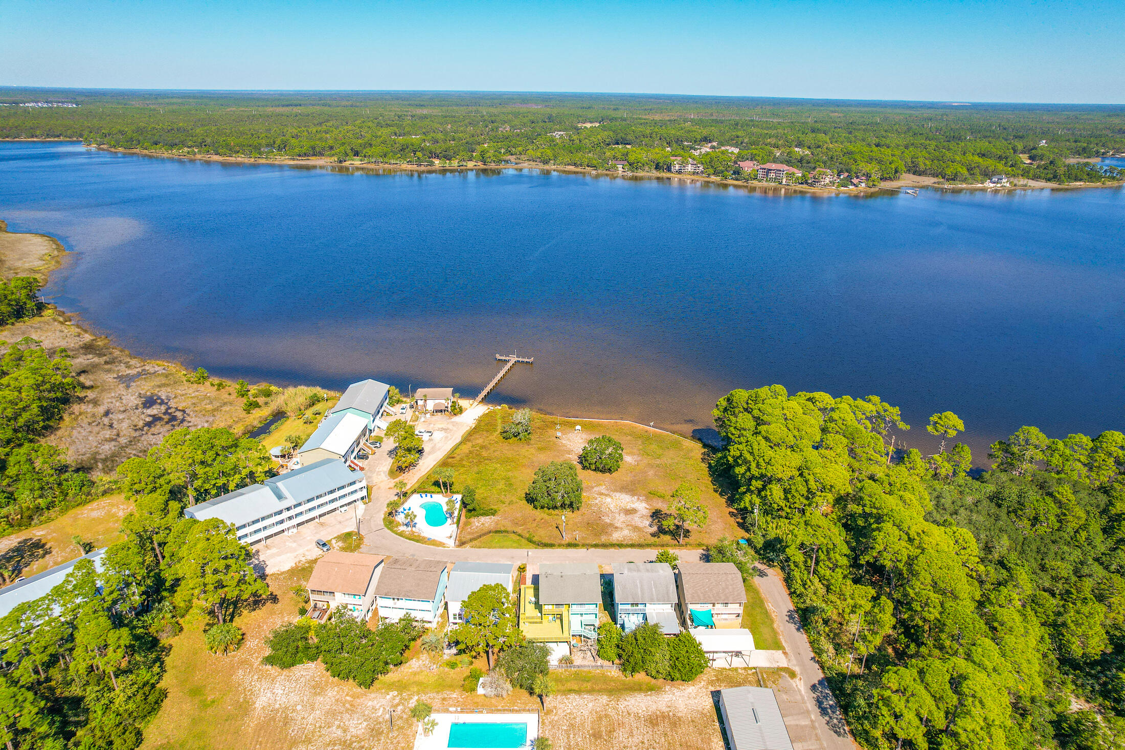 145 Cain Road Panama City Beach, FL 32413 - Photo 49 of 60 a view of a city and an ocean view
