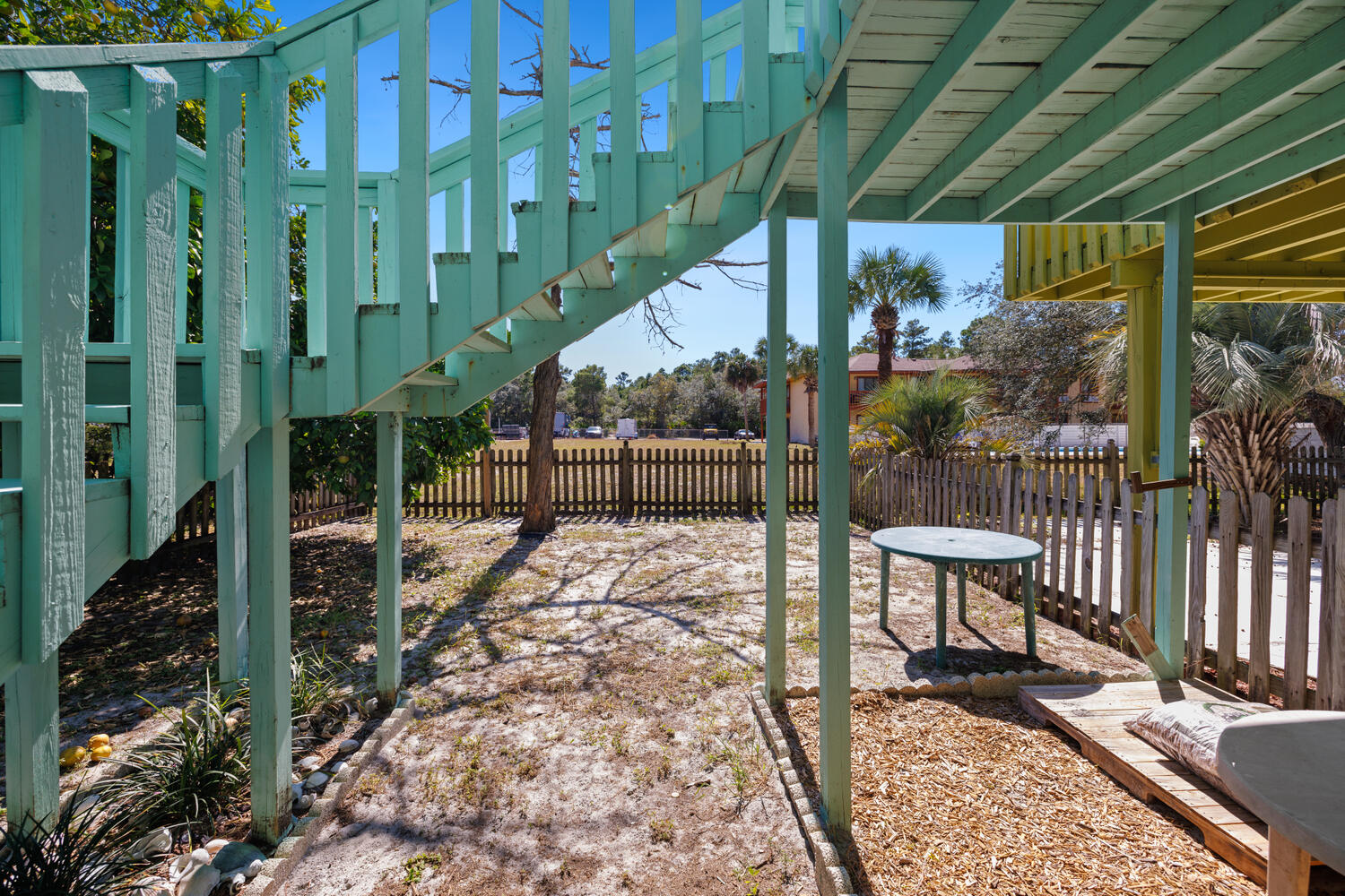 145 Cain Road Panama City Beach, FL 32413 - Photo 9 of 60 a view of balcony with wooden floor