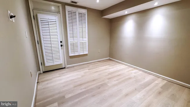 a view of empty room