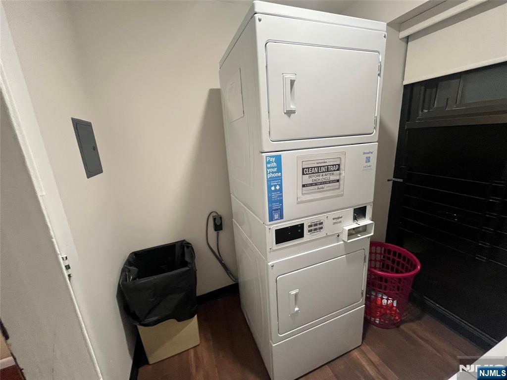 201 12th Street, Unit 6 Palisades Park, NJ 07650 - Photo 18 of 19 a utility room with dryer and washer