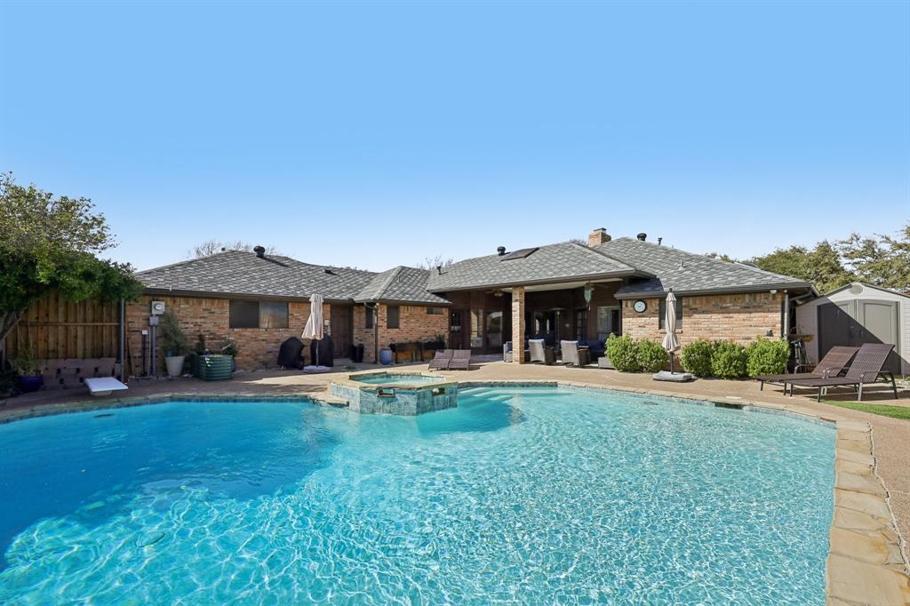10202 Chisholm Trail Dallas, TX 75243 - Photo 32 of 40 Heated - salt water pool.