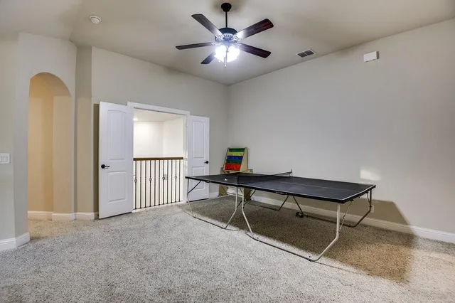 a view of a livingroom with furniture