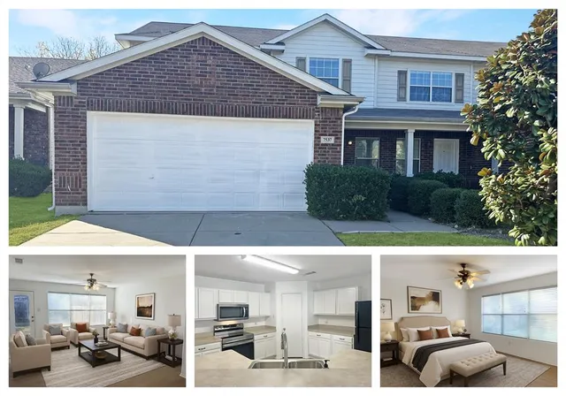 a view of a house with a patio