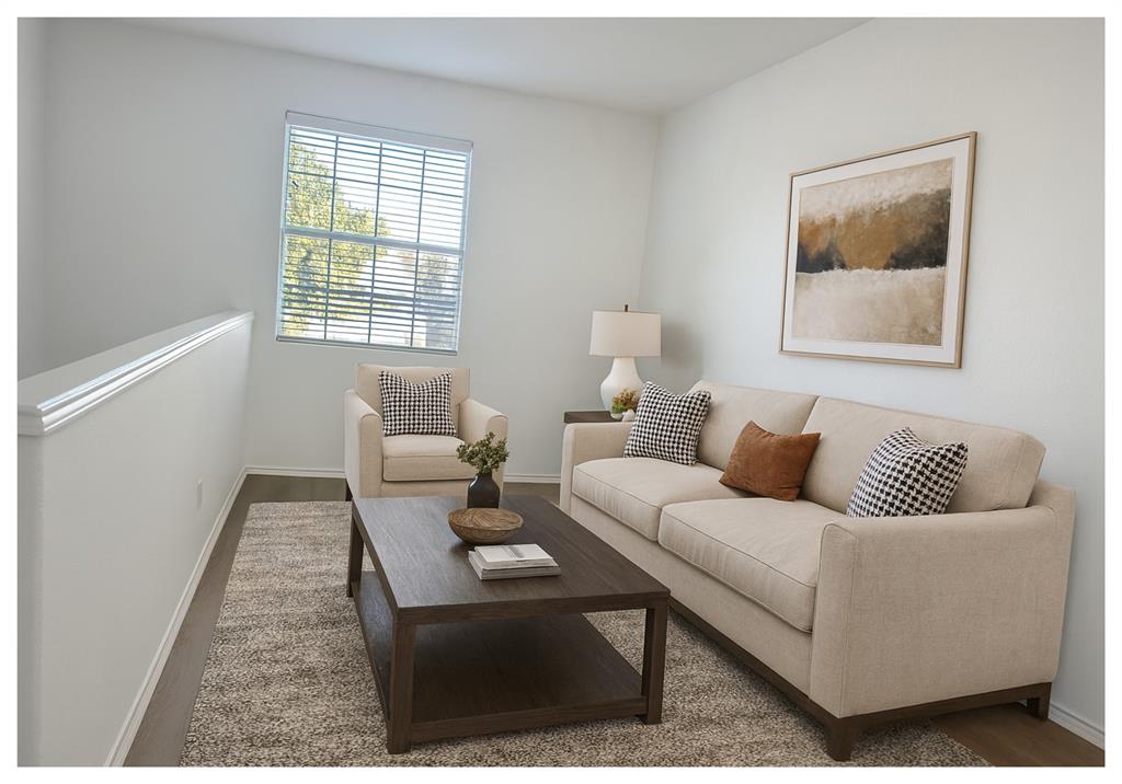 7537 Lazy Spur Boulevard Fort Worth, TX 76131 - Photo 16 of 24 a living room with furniture and a window