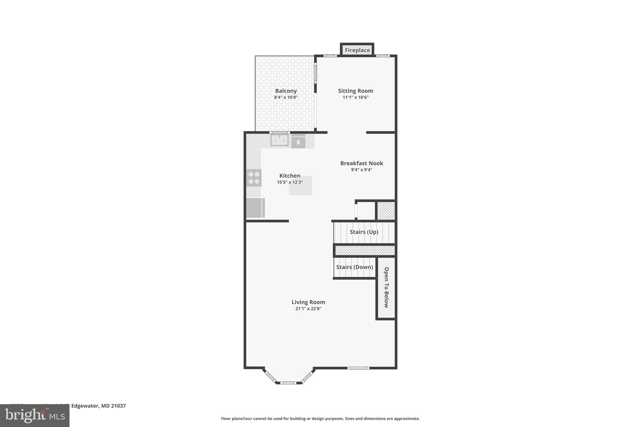 217 Braxton Way, Unit 217 Edgewater, MD 21037 - Photo 25 of 27 a picture of a floor plan