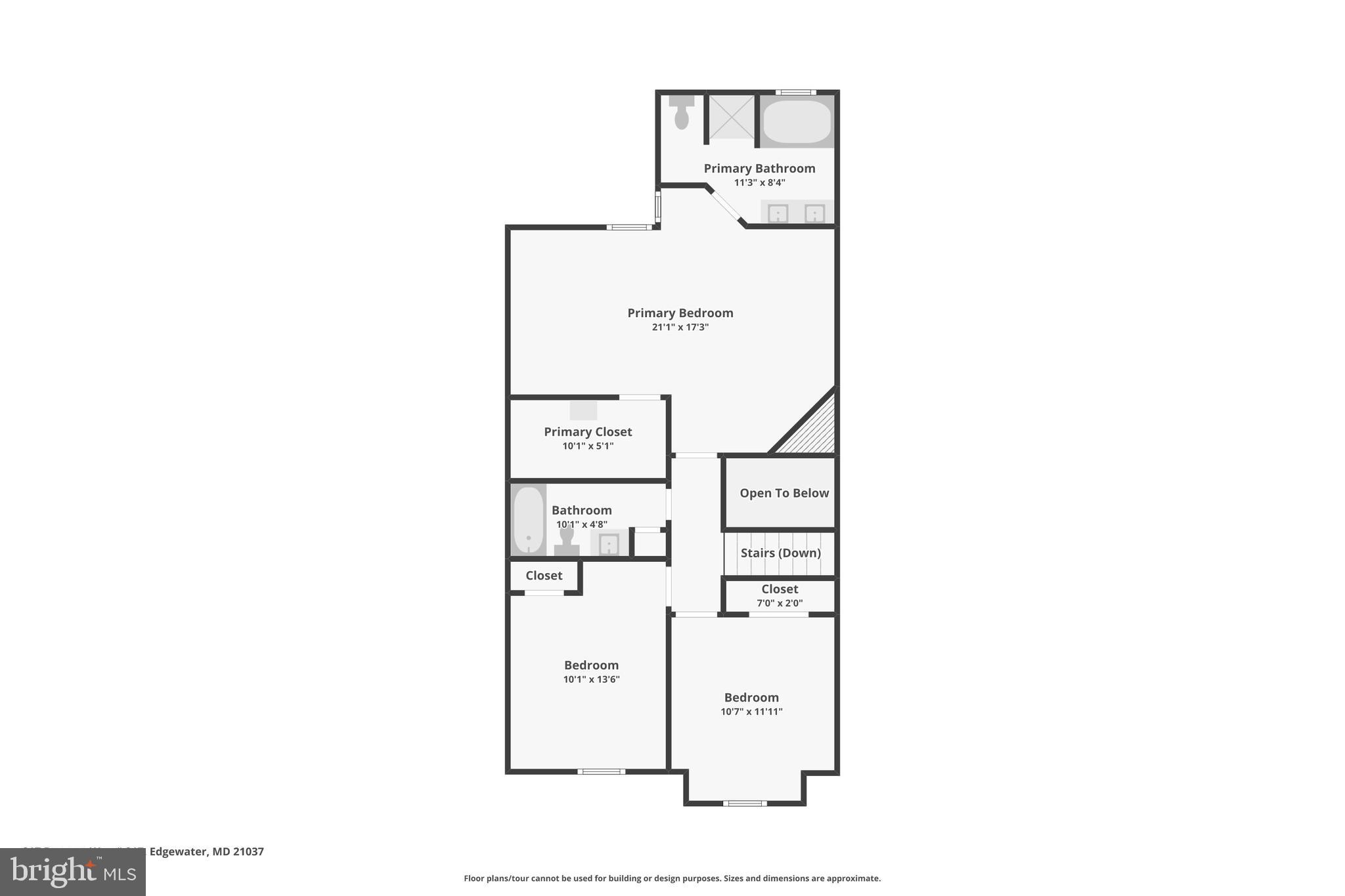 217 Braxton Way, Unit 217 Edgewater, MD 21037 - Photo 26 of 27 a picture of a floor plan