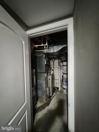 a view of water heater room