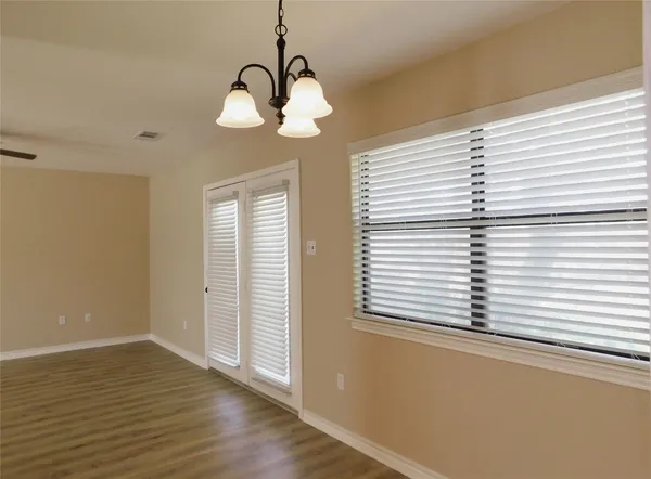 a view of an empty room