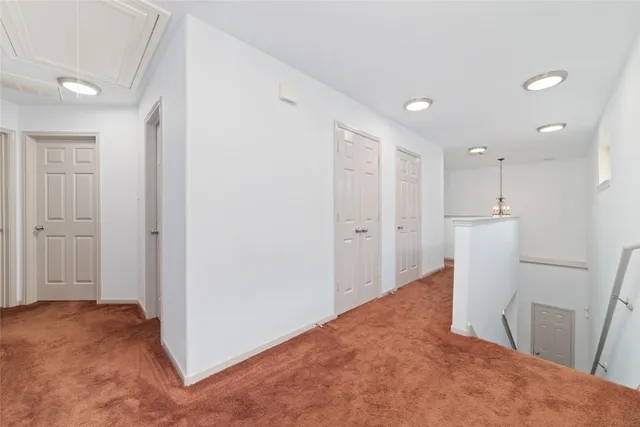 a view of a livingroom with a storage & utility room