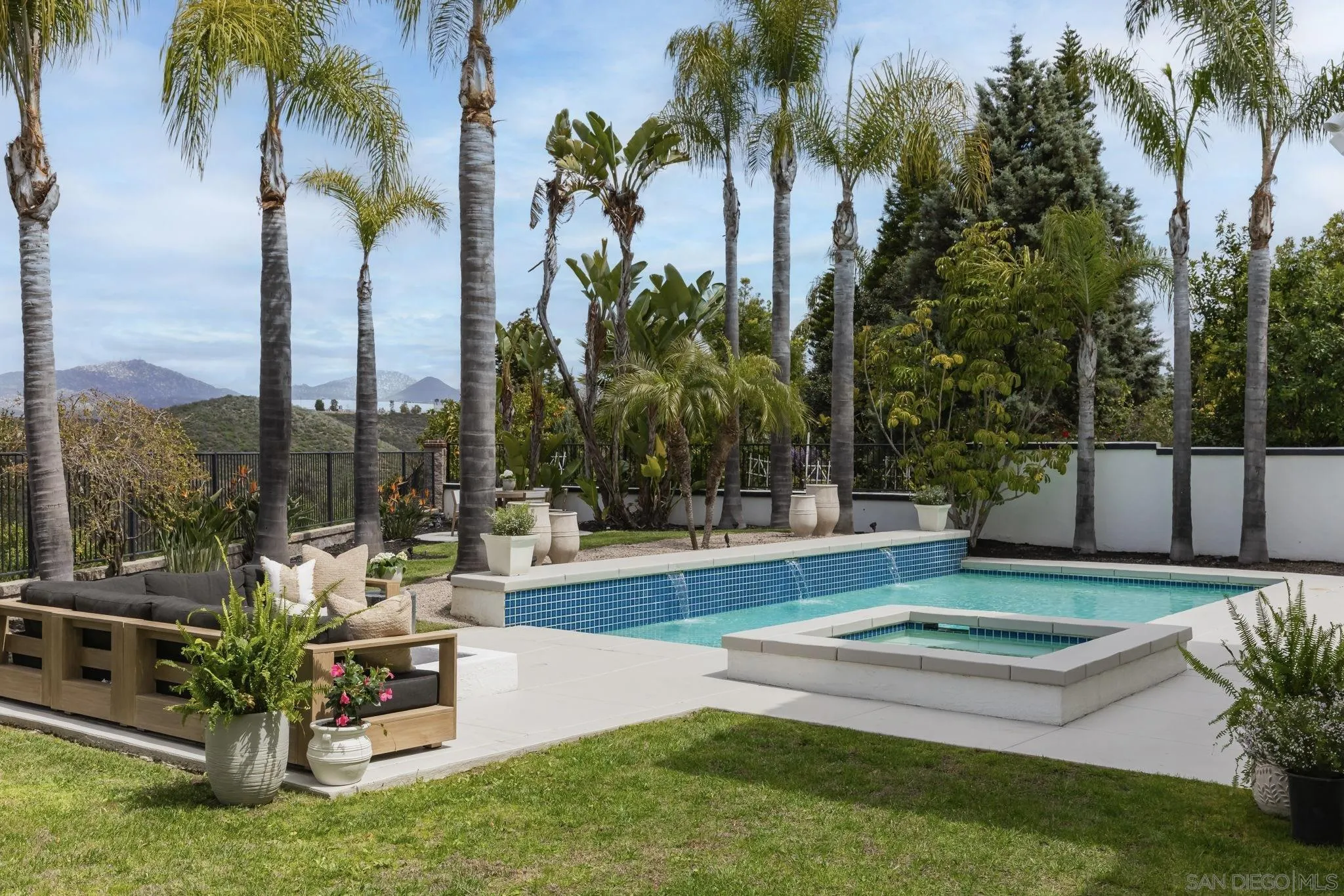 12256 Berea Court Poway, CA 92064 - Photo 19 of 23 a swimming pool with outdoor seating and yard