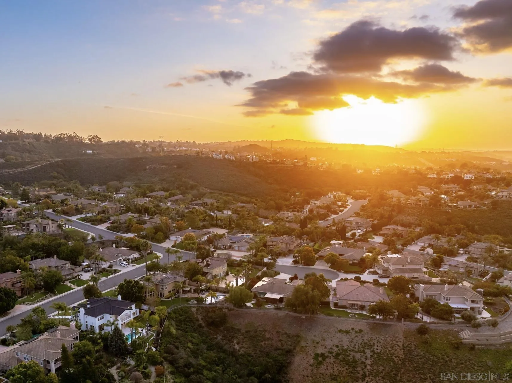 12256 Berea Court Poway, CA 92064 - Photo 23 of 23 an aerial view of city and mountain