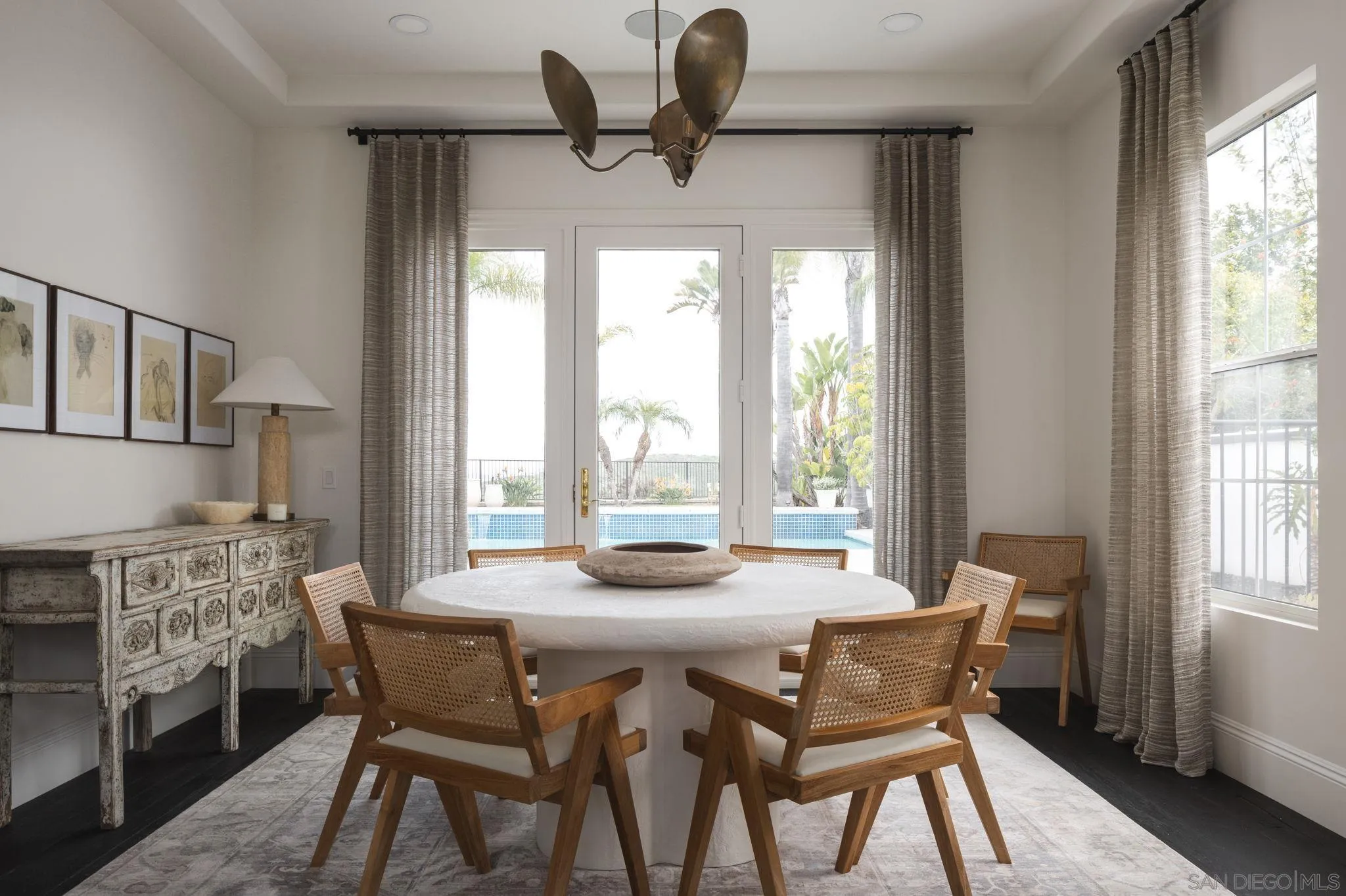 12256 Berea Court Poway, CA 92064 - Photo 4 of 23 a view of a dining room with furniture window and outside view