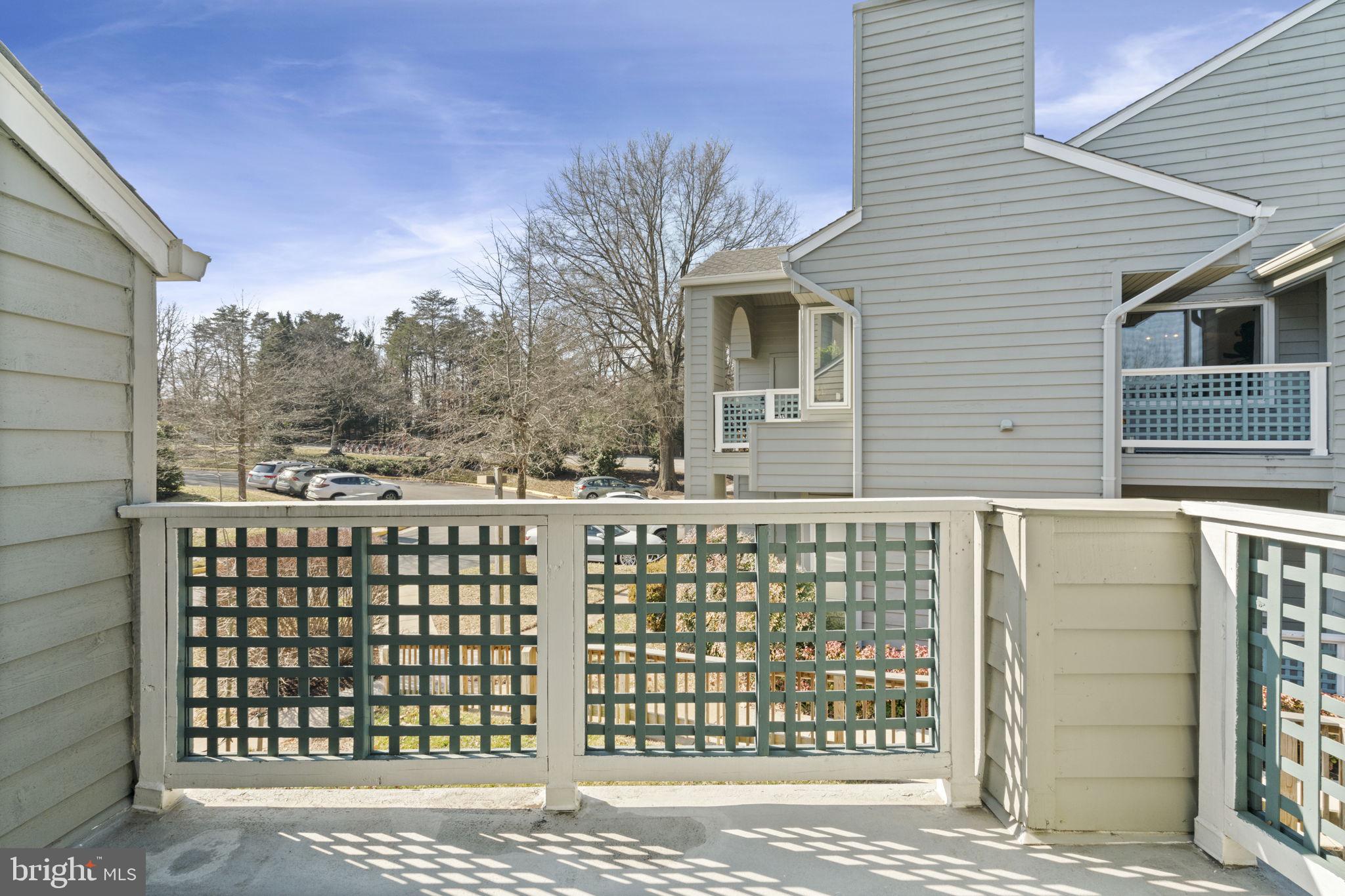 1512 Summerchase Court, Unit B Reston, VA 20194 - Photo 25 of 29 Balcony off of dining area