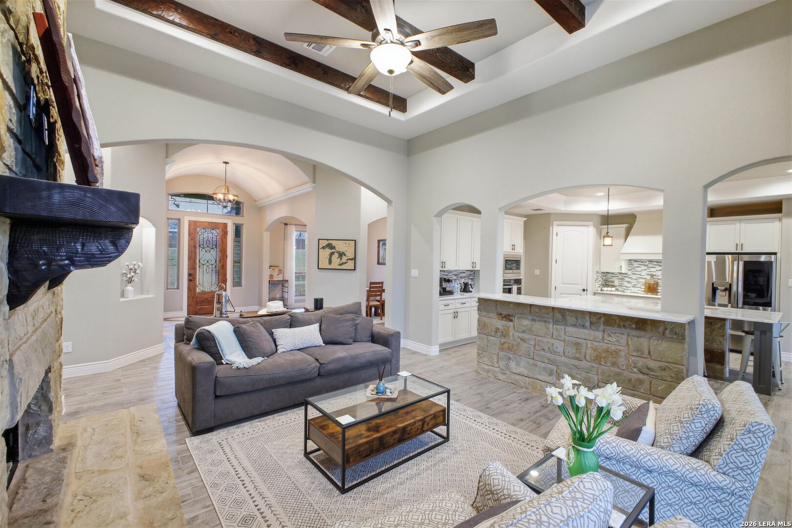 117 Crescent Ridge Adkins, TX 78101 - Photo 14 of 49 a living room with furniture and a large window
