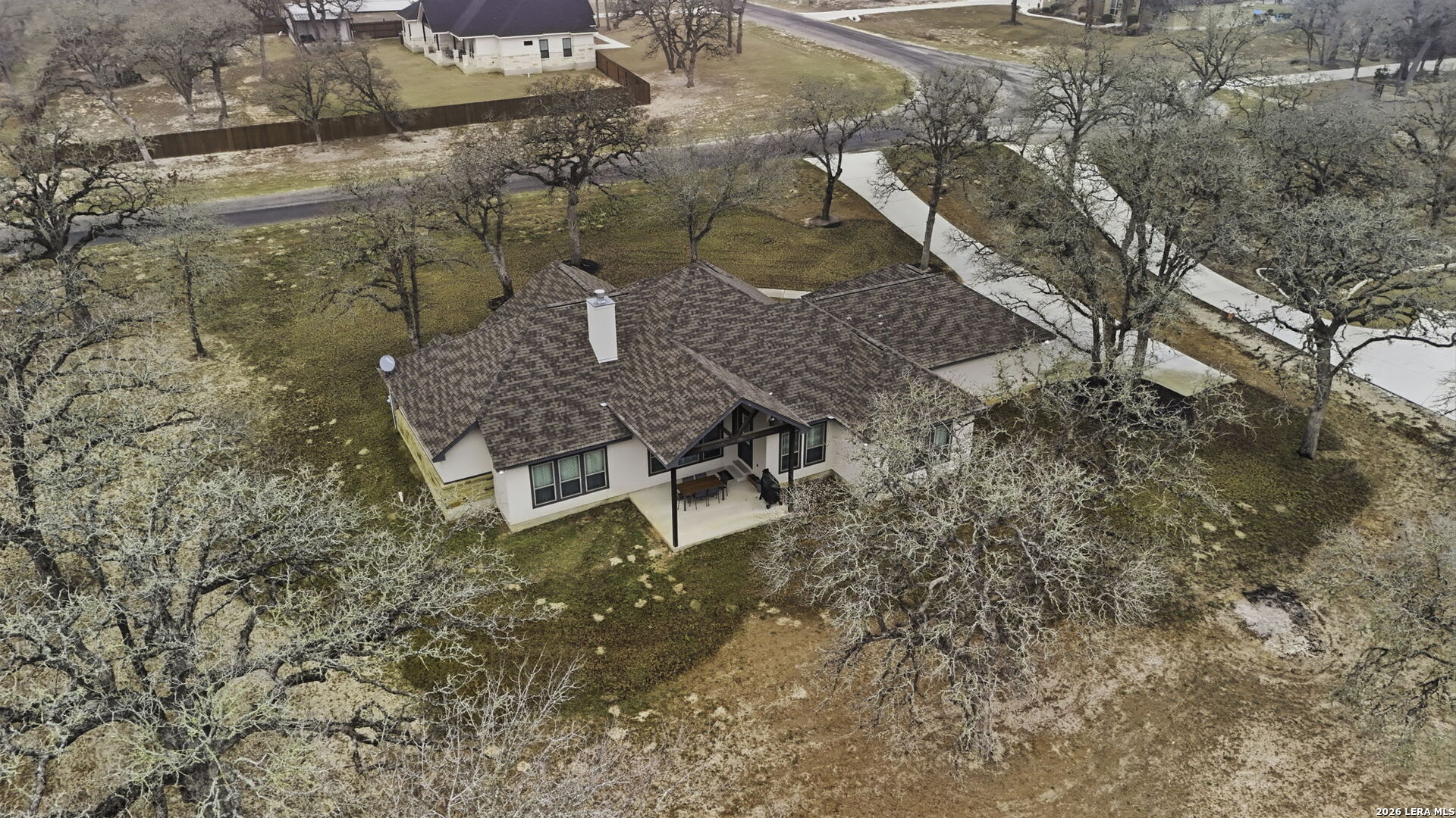 117 Crescent Ridge Adkins, TX 78101 - Photo 46 of 49 a aerial view of a house with a yard