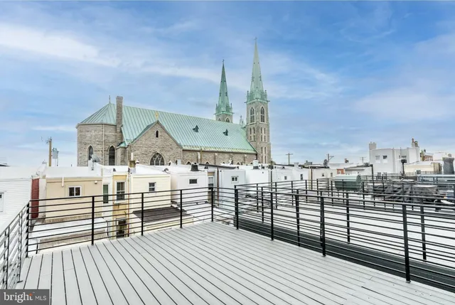 a view of hotel room and balcony