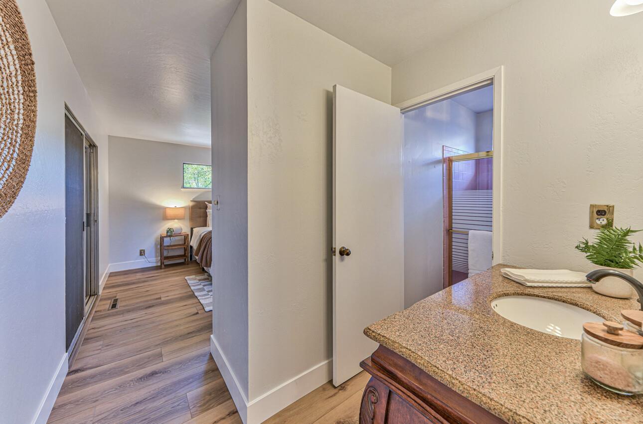 242 Howes Drive Los Gatos, CA 95032 - Photo 19 of 37 a view of a bathroom from the hallway