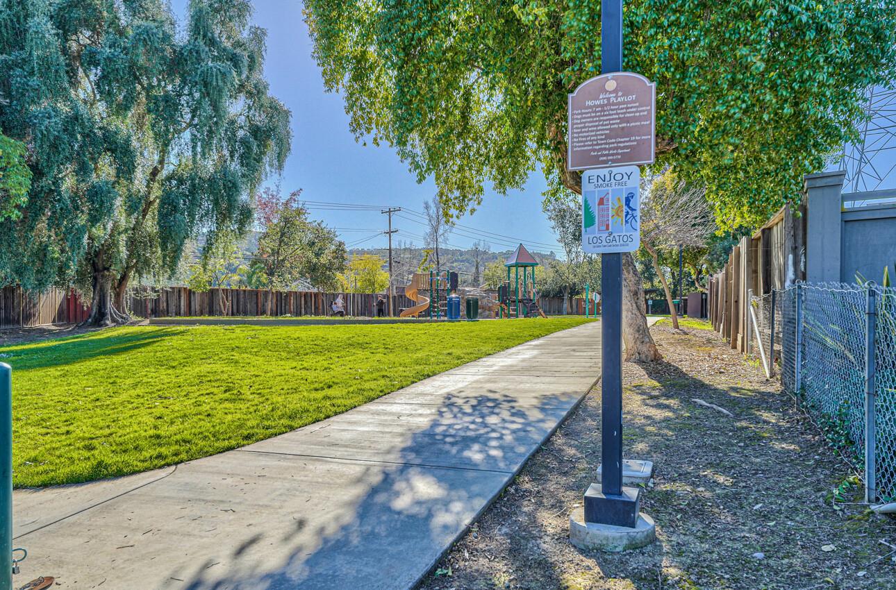 242 Howes Drive Los Gatos, CA 95032 - Photo 36 of 37 a sign board with garden view