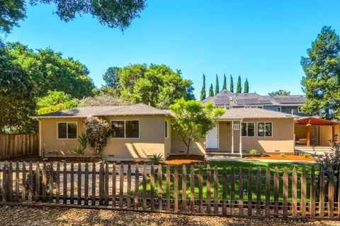 a front view of house with yard