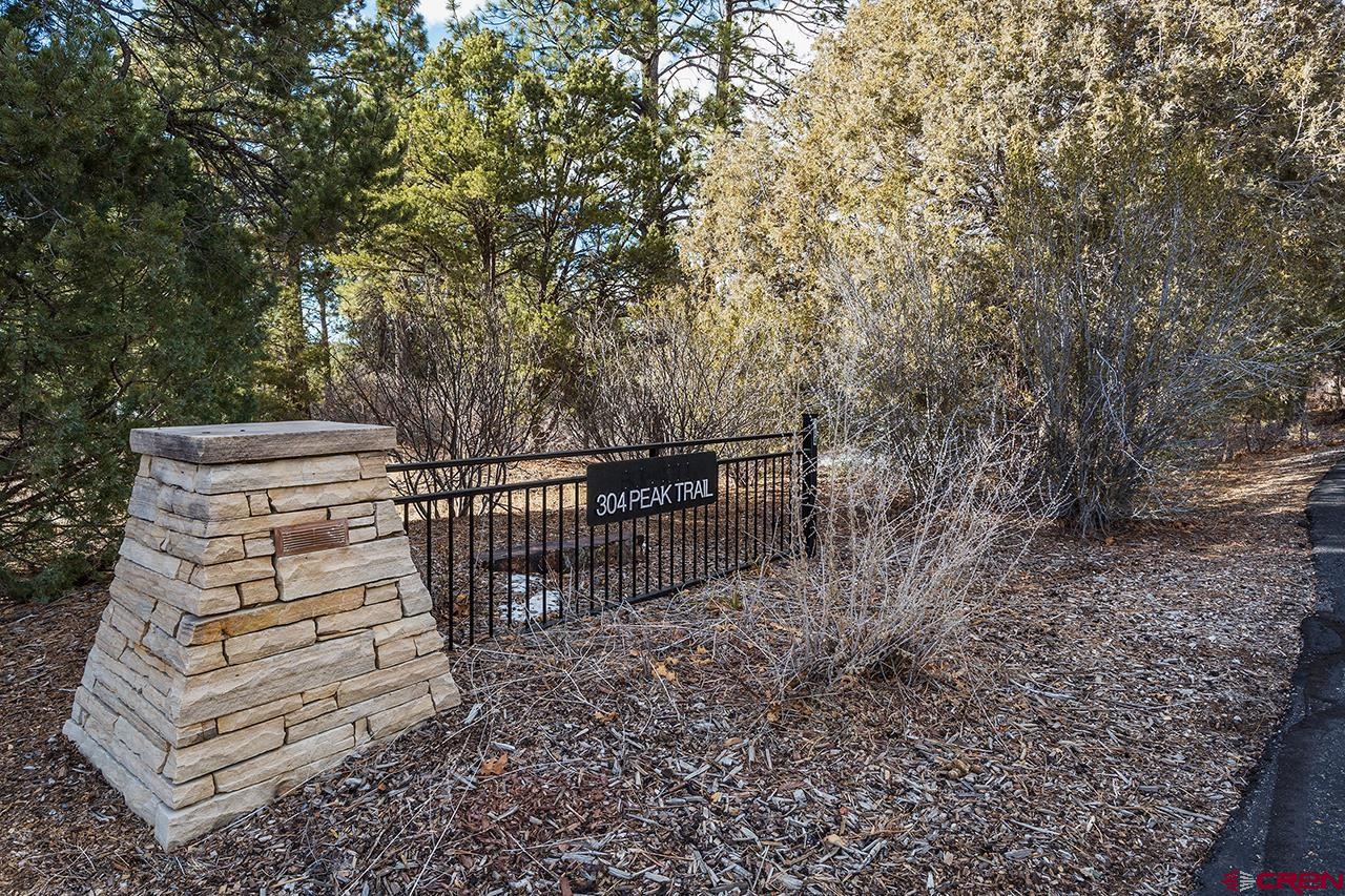 304 Peak Trail Hesperus, CO 81326 - Photo 2 of 35 a view of a yard with a bench