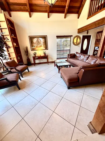 a outdoor space with lots of tables and chairs