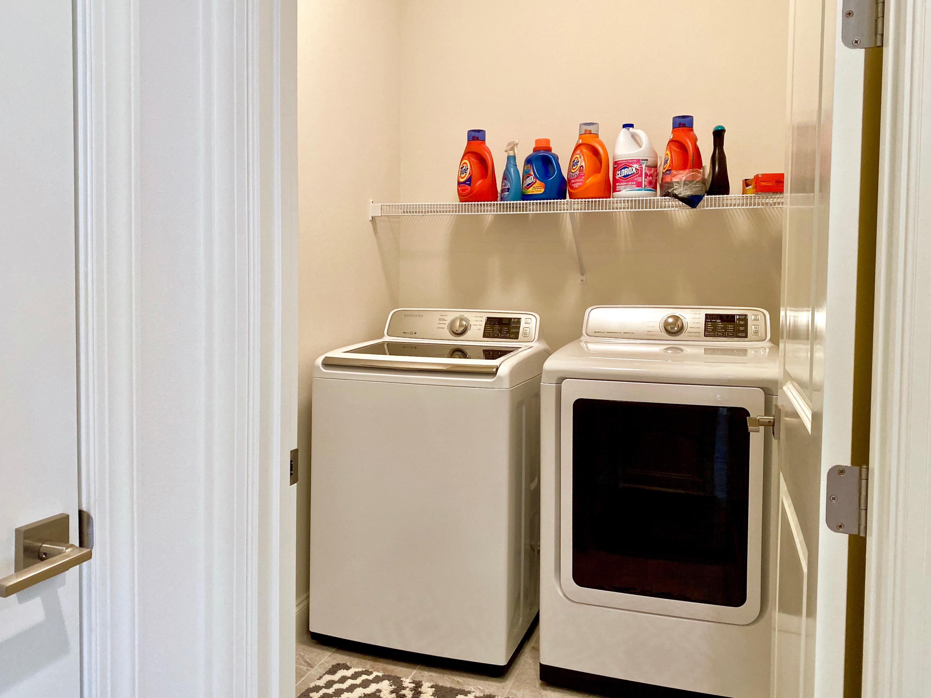 100 North Zander Way Santa Rosa Beach, FL 32459 - Photo 29 of 50 a utility room with dryer and washer