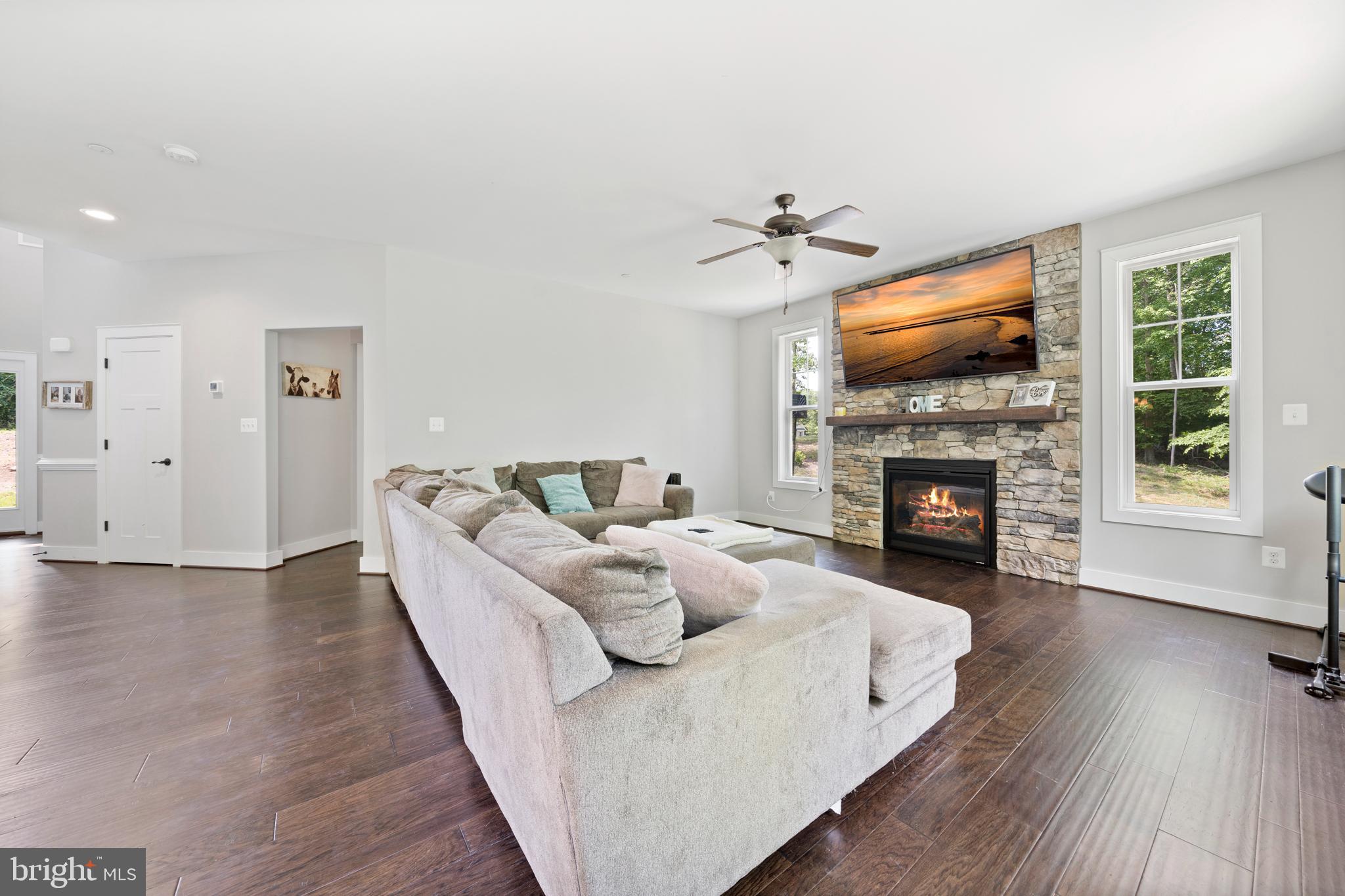 9412 Stonestreet Road La Plata, MD 20646 - Photo 8 of 53 Family room w/ stone FP