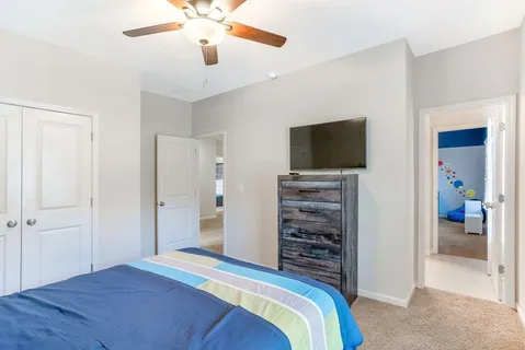 a view of a livingroom with a bathroom