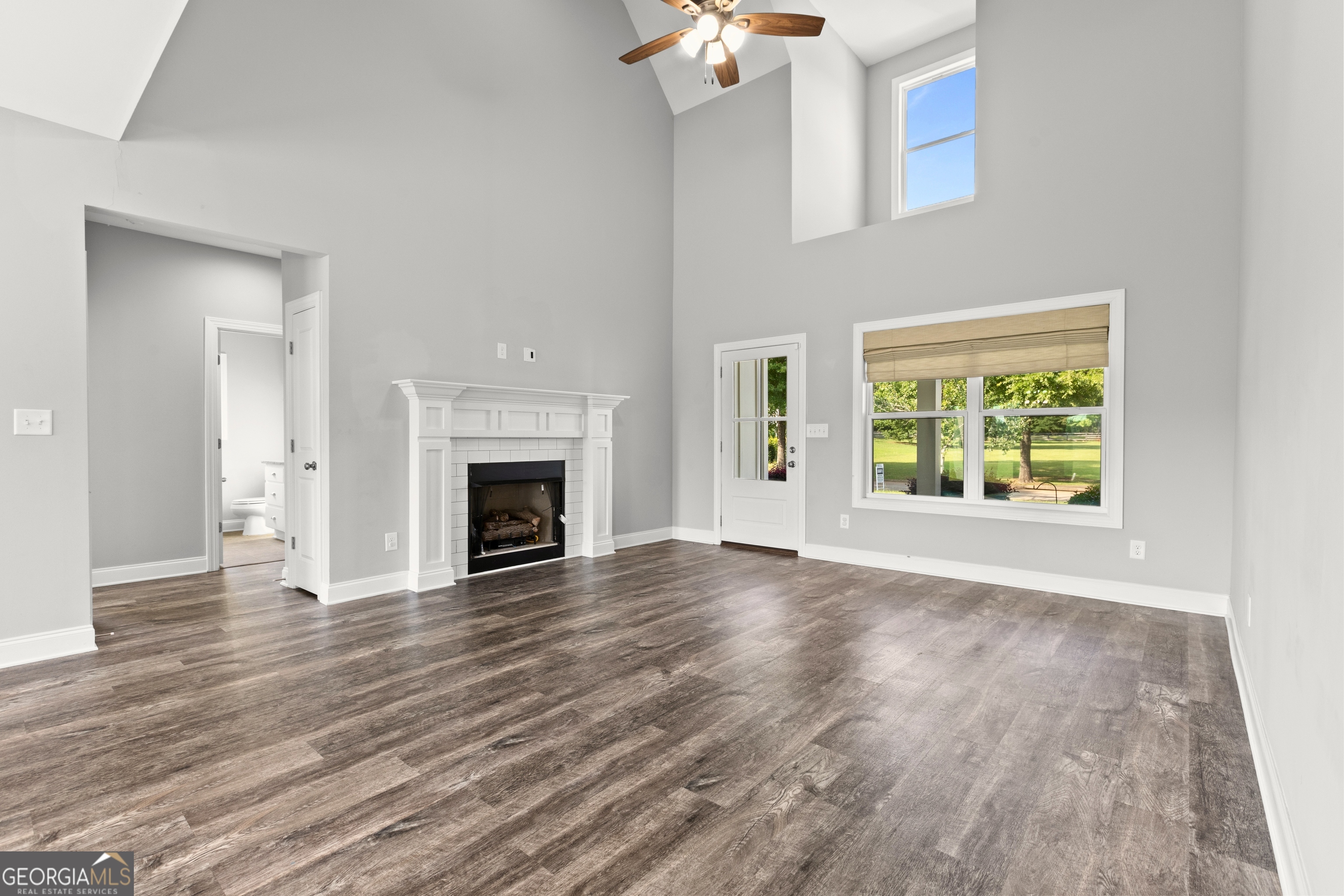 1641 County Road Lanett, AL 36863 - Photo 8 of 32 Great room with fireplace with gas logs.