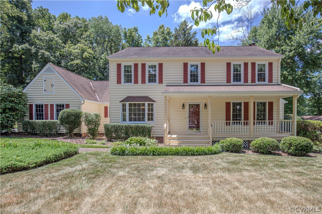 13319 Lady Ashley Road Midlothian, VA 23114 - Photo 1 of 41 front view of a house with a yard